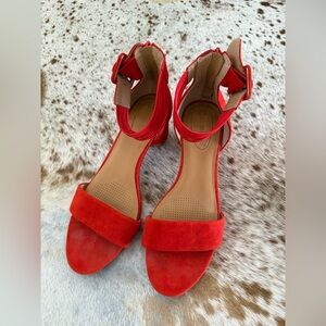 Corso Como Red Suede Women's Sandals 9